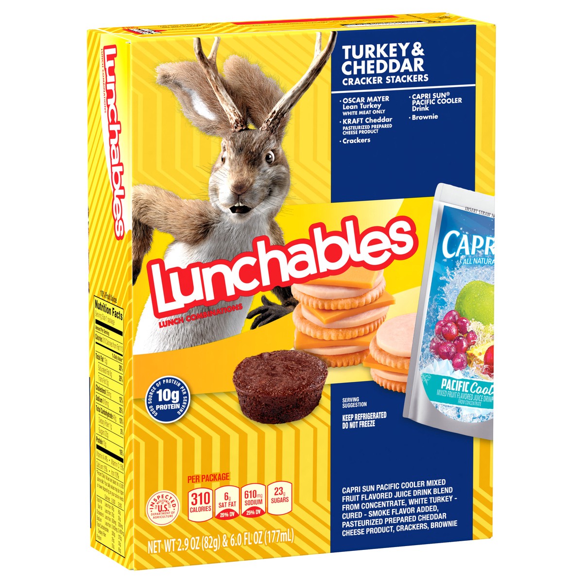 slide 7 of 12, Lunchables Turkey + Cheddar Fun Pack , 8.9 oz Box, 1 ct