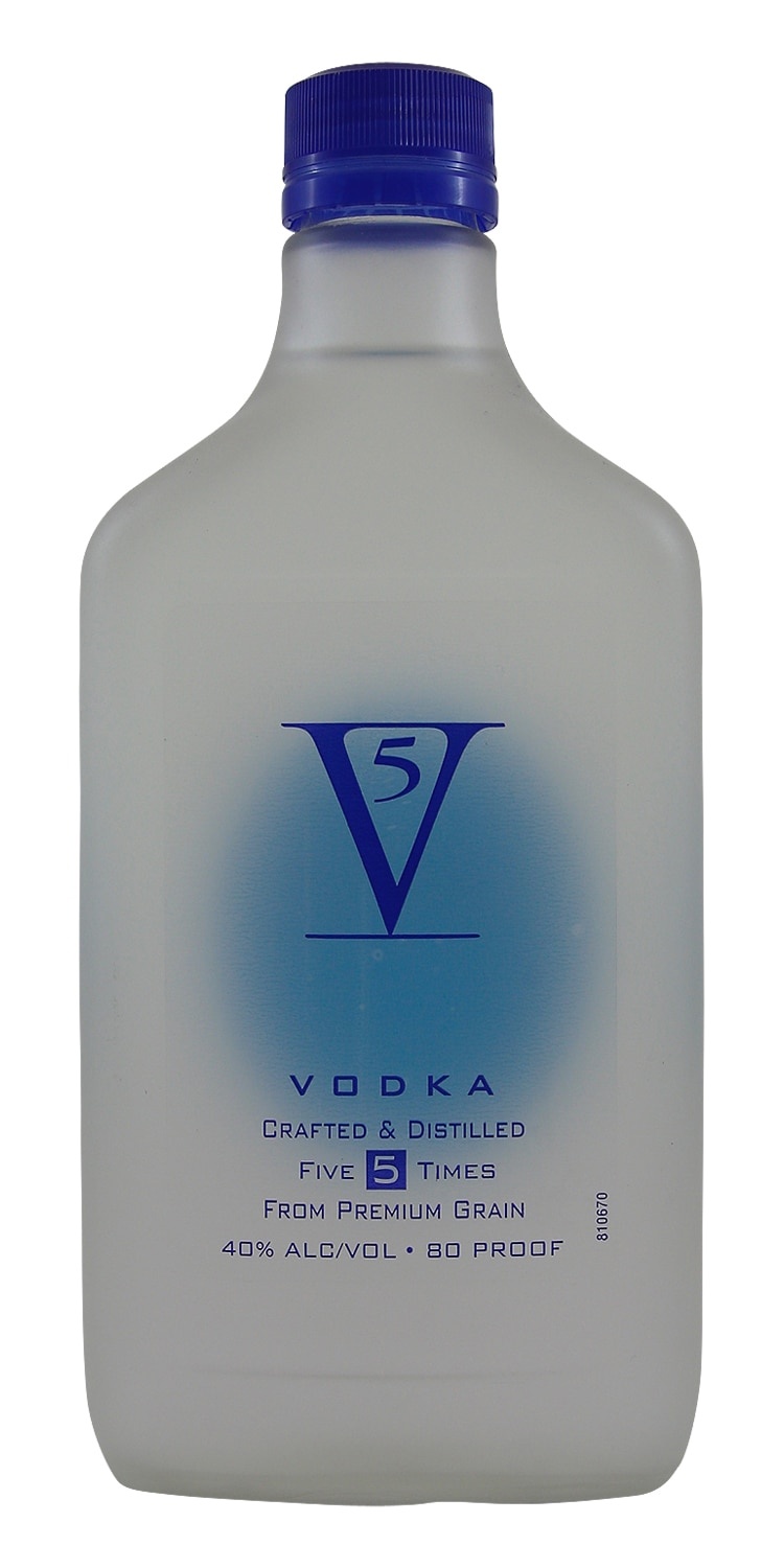 slide 1 of 1, V 5 Vodka, 375 ml