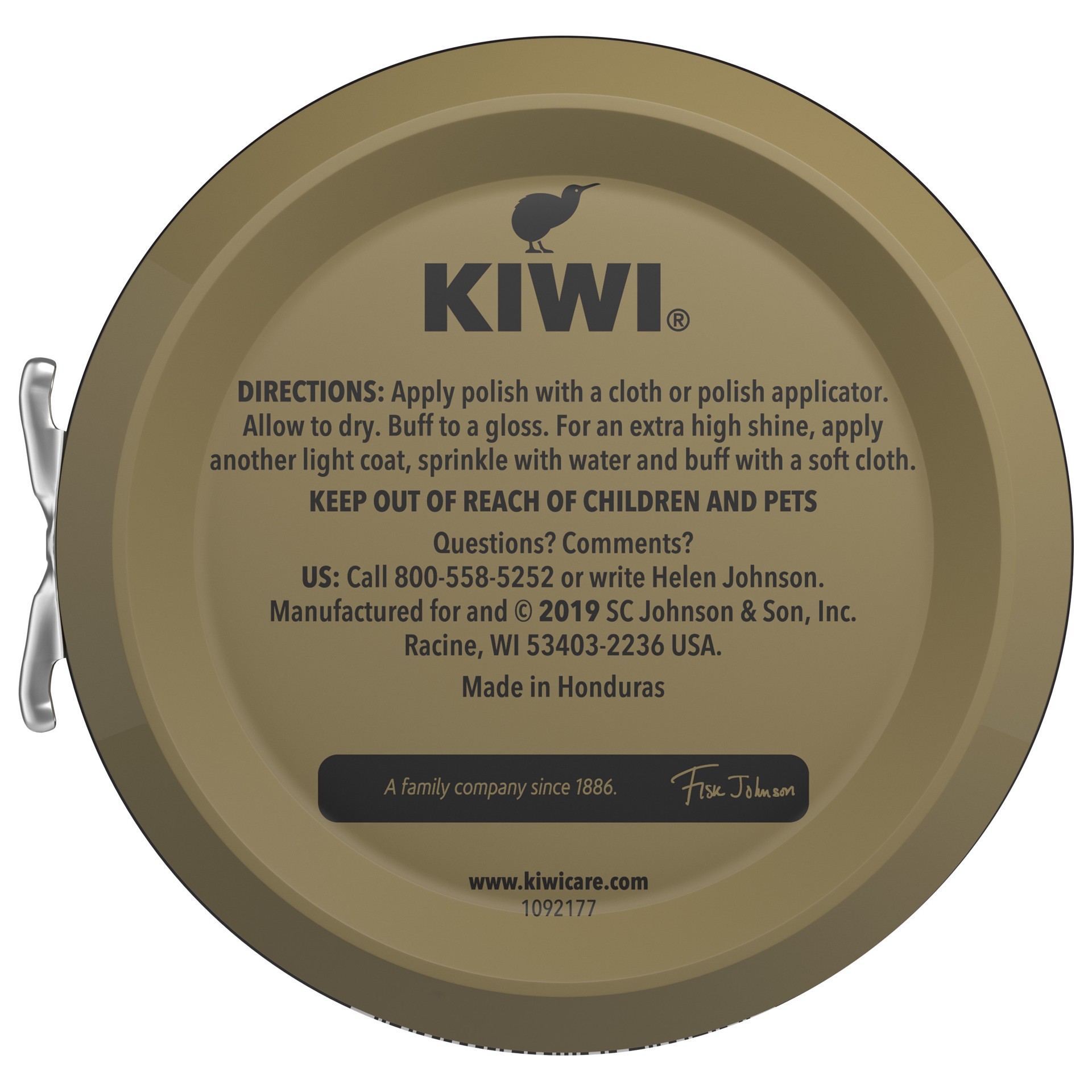 slide 4 of 4, KIWI Paste Polish Black, 2.5 oz