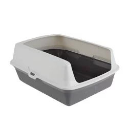 ExquisiCat Plastic Rimmed Litter Pan