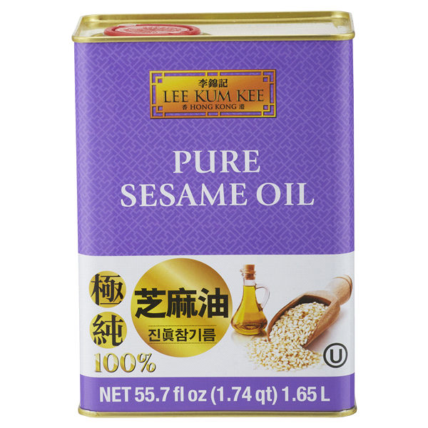 slide 1 of 1, Lee Kum Kee Pure Sesame Oil, 55.7 fl oz