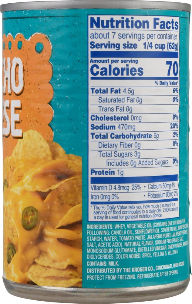 slide 4 of 4, Kroger Nacho Cheese Sauce, 15 oz