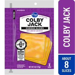 Kroger Colby Jack Cheese Slices