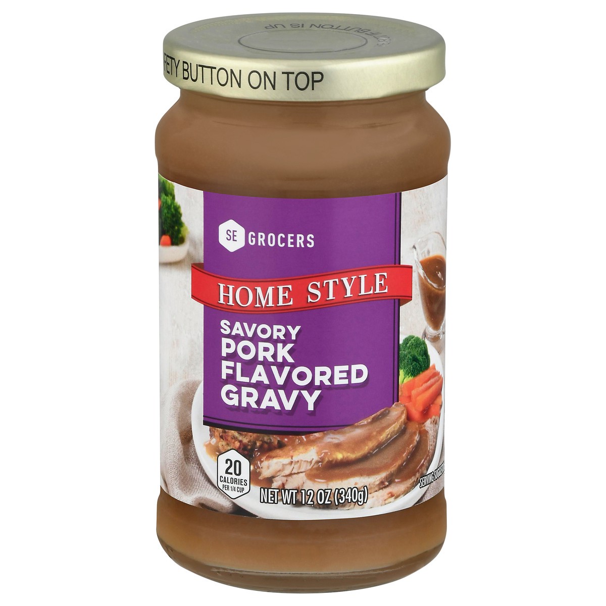 slide 11 of 14, SE Grocers Pork Gravy, 12 oz