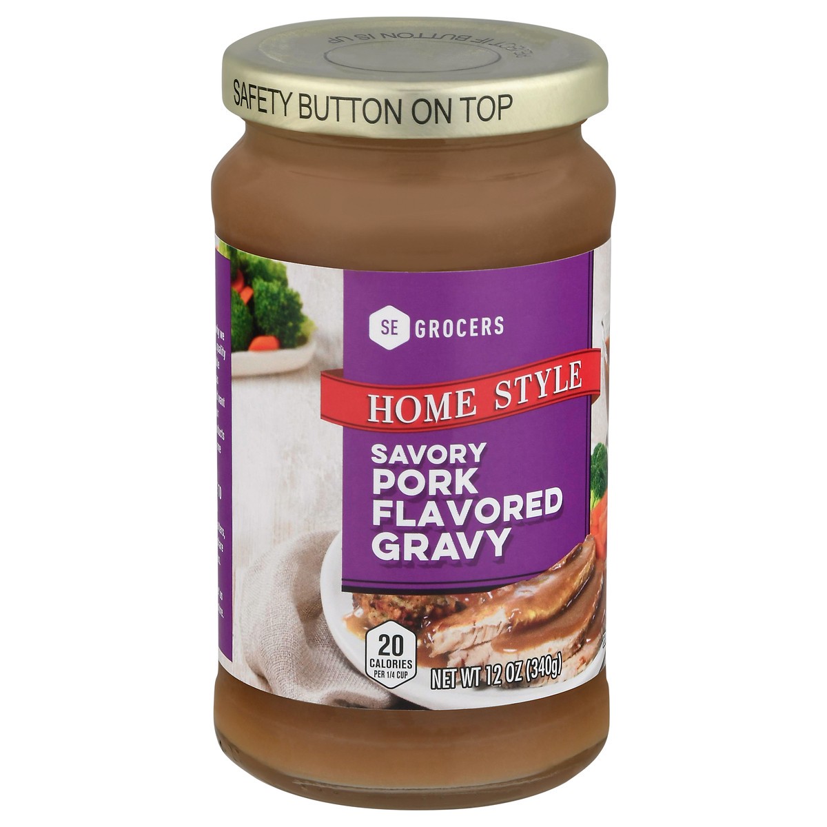 slide 9 of 14, SE Grocers Pork Gravy, 12 oz