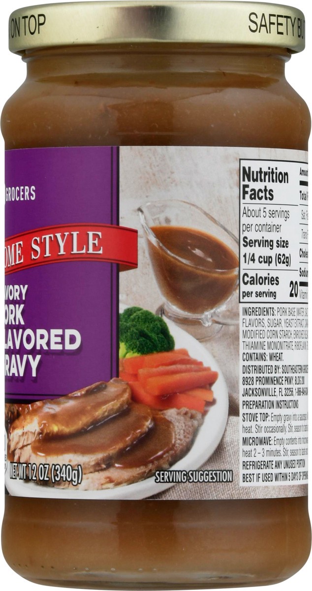slide 6 of 14, SE Grocers Pork Gravy, 12 oz