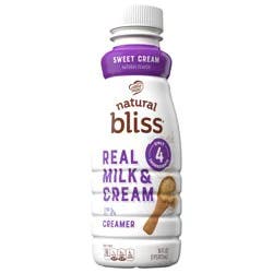 Coffee-Mate NATURAL BLISS Coffee mate Sweet Cream All Natural Liquid Coffee Creamer 16 fl oz.