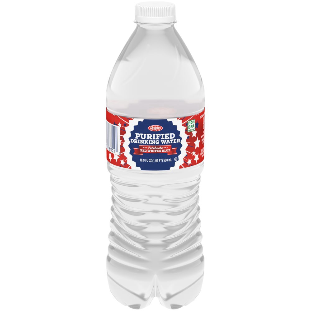 slide 1 of 3, Ralph's Purified Drinking Water - 16.9 fl oz, 16.9 fl oz