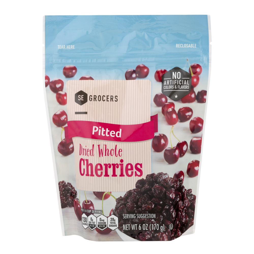 slide 1 of 1, SE Grocers Red Tart Cherry Pouch - 6 oz, 6 oz