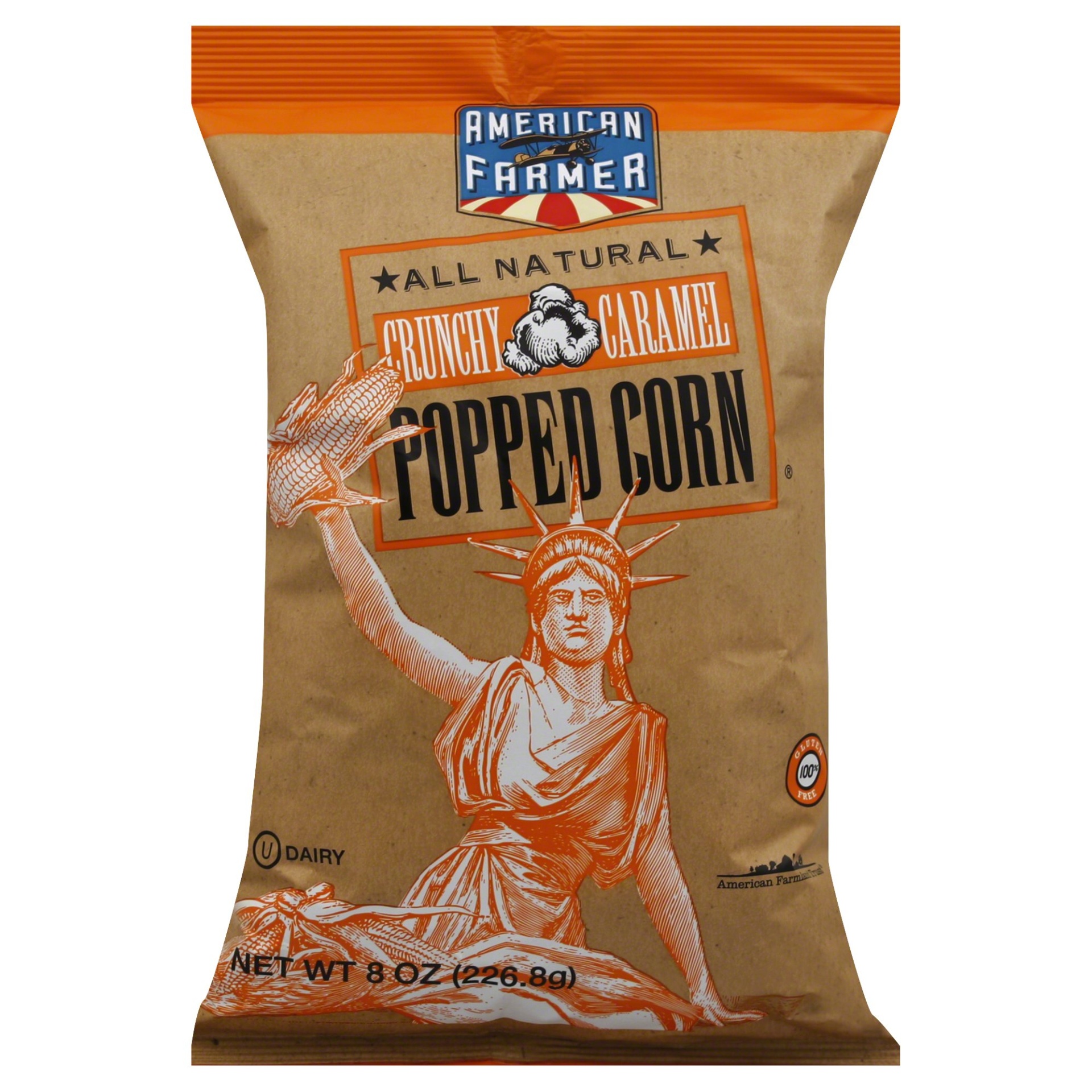 slide 1 of 6, American Farmer Popcorn 8 oz, 8 oz