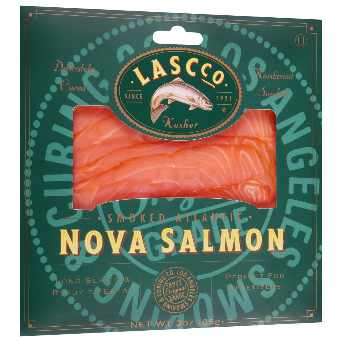 slide 2 of 9, Lascco Nova Salmon 3 oz, 