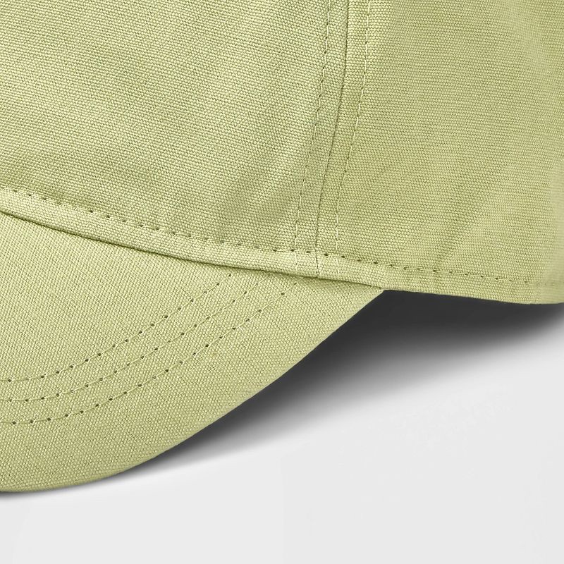 slide 3 of 3, Baseball Hat - Universal Thread™ Sage Green: Cotton Canvas, Adjustable Strap, Heavyweight Fabric, 1 ct