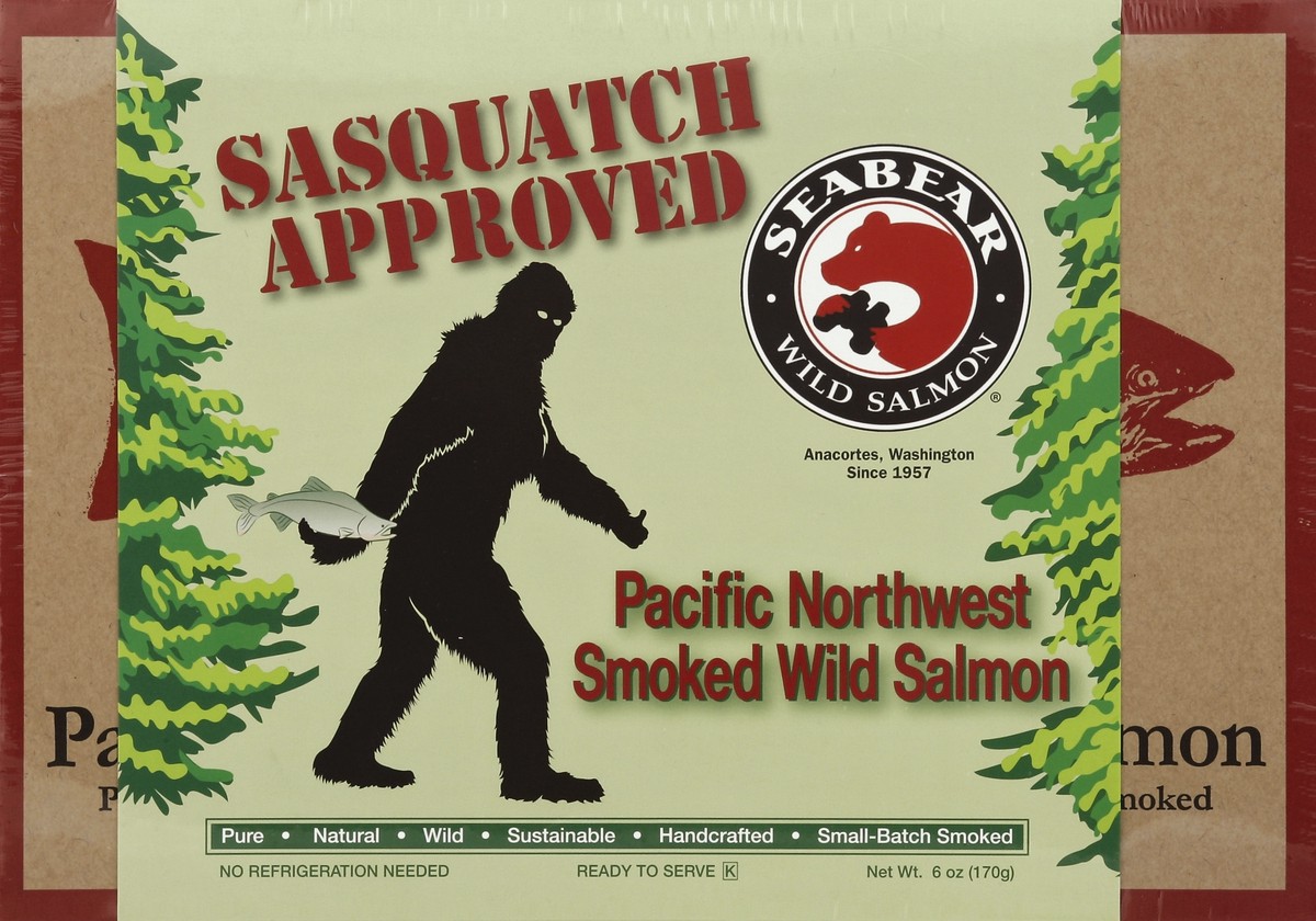 slide 2 of 4, SeaBear Smoked Salmon Wild Pacific Northwest, 