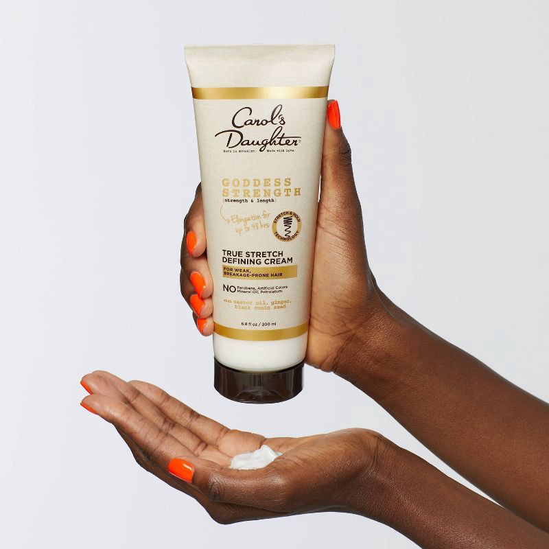 slide 6 of 6, Carol's Daughter Goddess Strength True Stretch Curl Defining Cream with Castor Oil - 6.8 fl oz, 6.8 fl oz