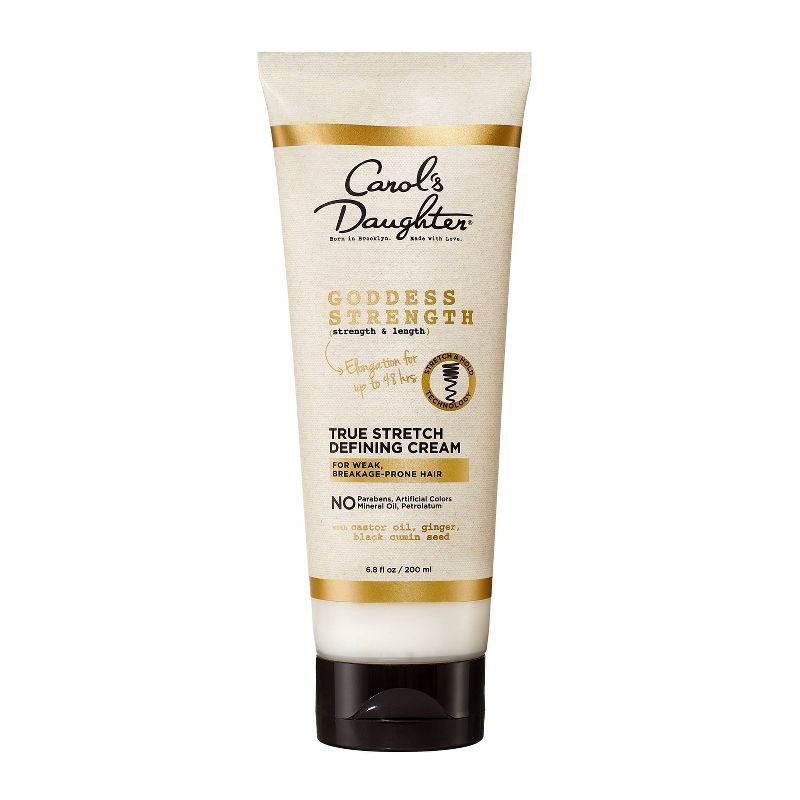 slide 1 of 6, Carol's Daughter Goddess Strength True Stretch Curl Defining Cream with Castor Oil - 6.8 fl oz, 6.8 fl oz