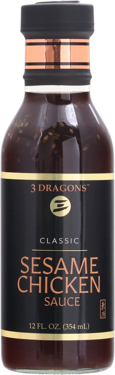 slide 1 of 12, 3 Dragons Classic Sesame Chicken Sauce 12 Fl Oz, 12 fl oz