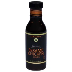 3 Dragons Classic Sesame Chicken Sauce 12 Fl Oz