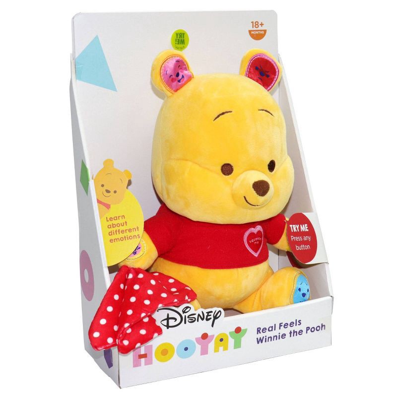 slide 5 of 5, Disney Hooyay Real Feels Winnie the Pooh Stuffed Animal, 1 ct