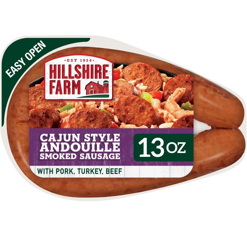 slide 1 of 9, Hillshire Farm Cajun Style Andouille Smoked Sausage - 13oz, 13 oz