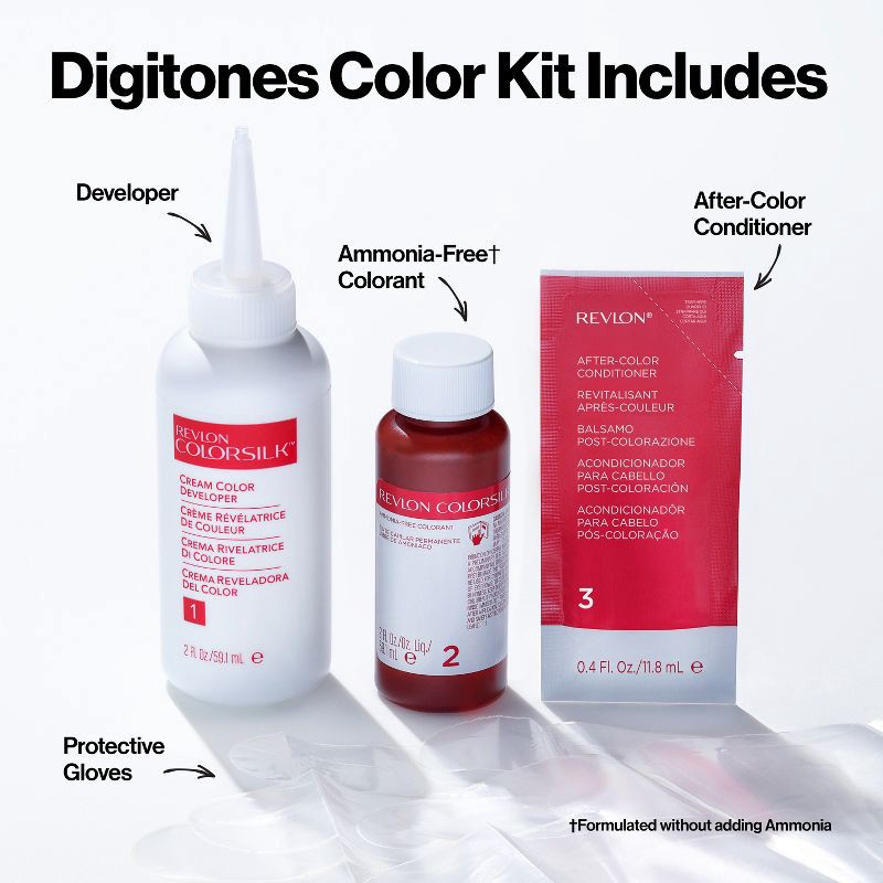 slide 7 of 9, Revlon Permanent Hair Color ColorSilk Digitones with Keratin - 79D Electric Blue - 4.4 fl oz, 4.4 fl oz