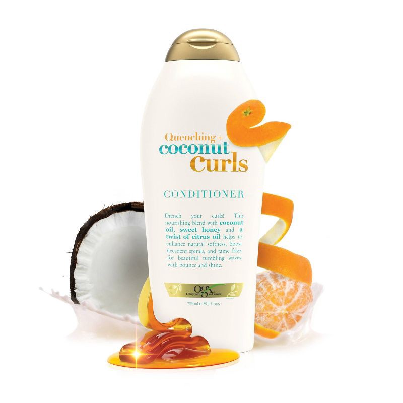 slide 2 of 4, OGX Coconut Curls Conditioner - 25.4 fl oz, 25.4 fl oz