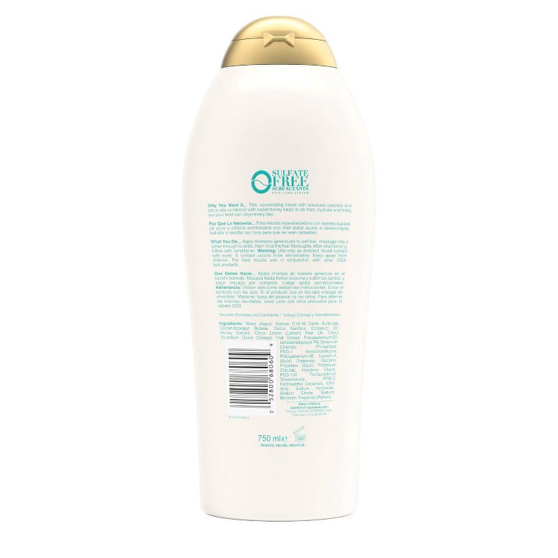 slide 4 of 4, OGX Coconut Curls Shampoo - 25.4 fl oz, 25.4 fl oz