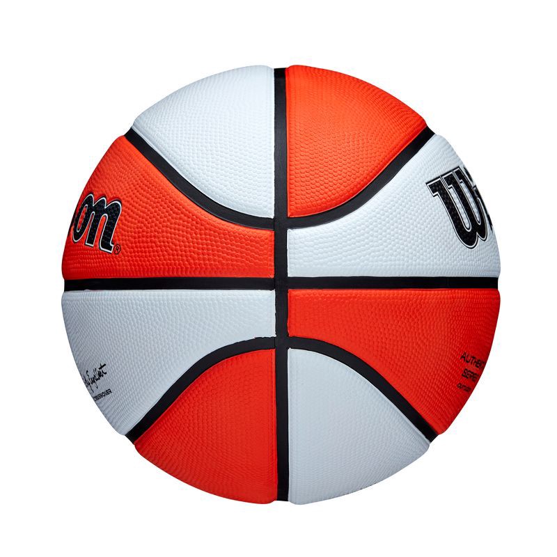 slide 4 of 7, Wilson WNBA Authentic 28.5" Outdoor Basketball: Size 6, Butyl Bladder, Rubber Shell, Adult Sports Ball, 1 ct