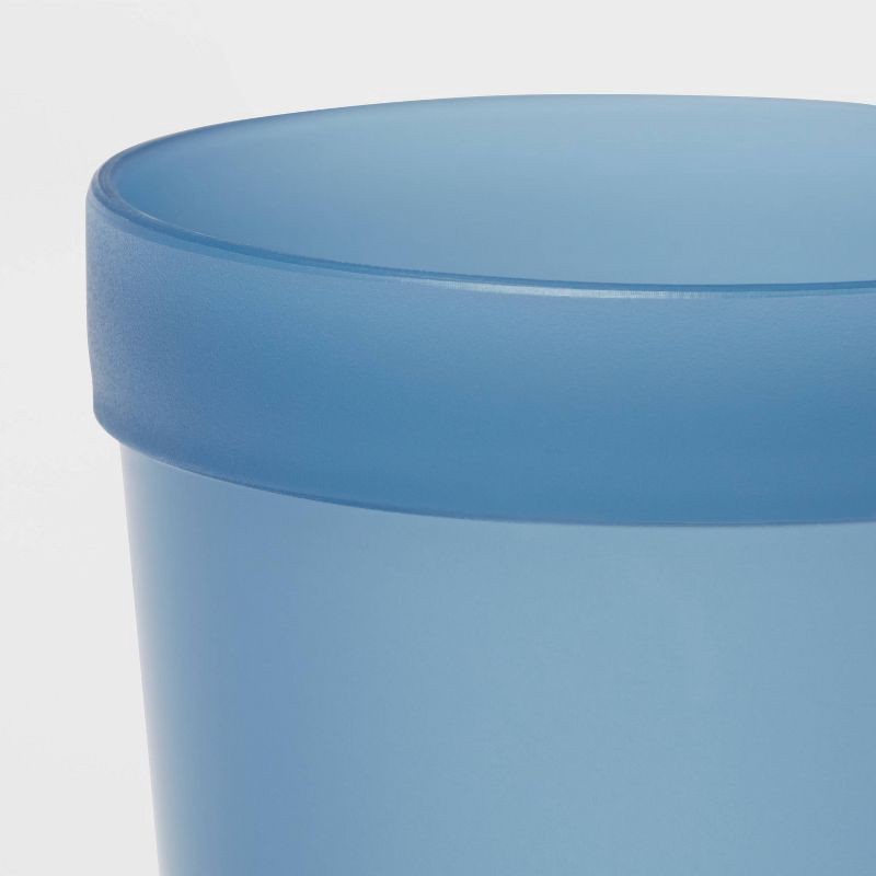 slide 3 of 3, 8oz Plastic Kids' Short Tumbler Blue - Pillowfort™, 8 oz