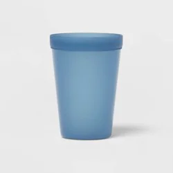 13.5oz Plastic Kids&#x27; Tall Tumbler Blue - Pillowfort™: Stackable, Dishwasher &amp; Microwave Safe, Ages 3+