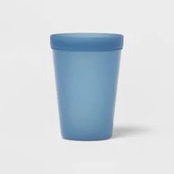 13.5oz Plastic Kids' Tall Tumbler Blue - Pillowfort™: Stackable, Dishwasher & Microwave Safe, Ages 3+