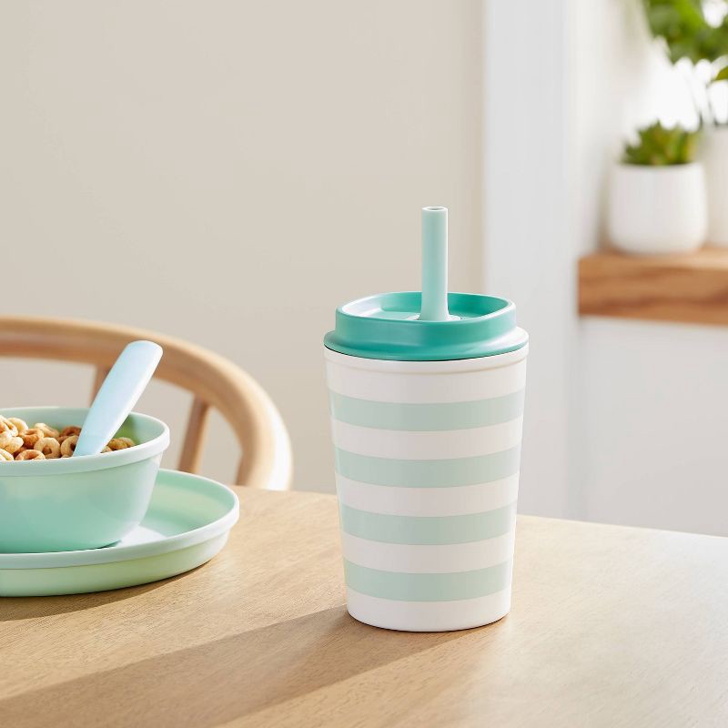 Kids' 12oz Leak Proof Stainless Steel Portable Straw Tumbler Mint Green -  Pillowfort™ : Target