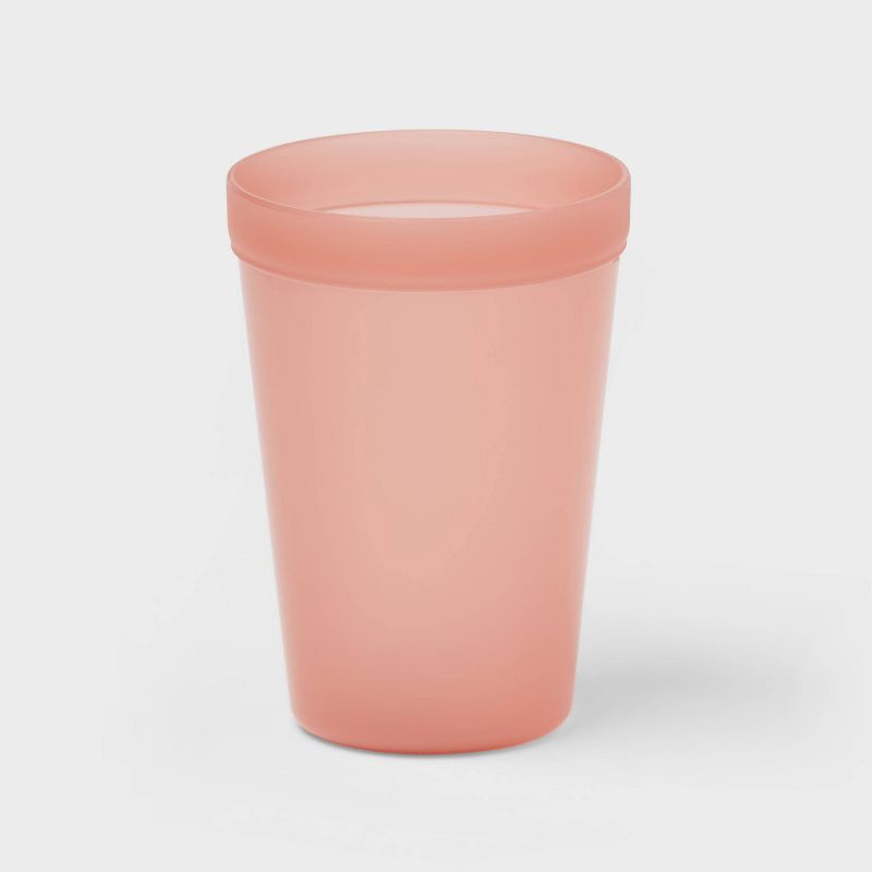 slide 3 of 3, Kids' 6pc Basic Large 13.5oz Tumbler - Pillowfort™: Reusable Plastic Cups, Dishwasher & Microwave Safe, 6 ct; 13.5 oz