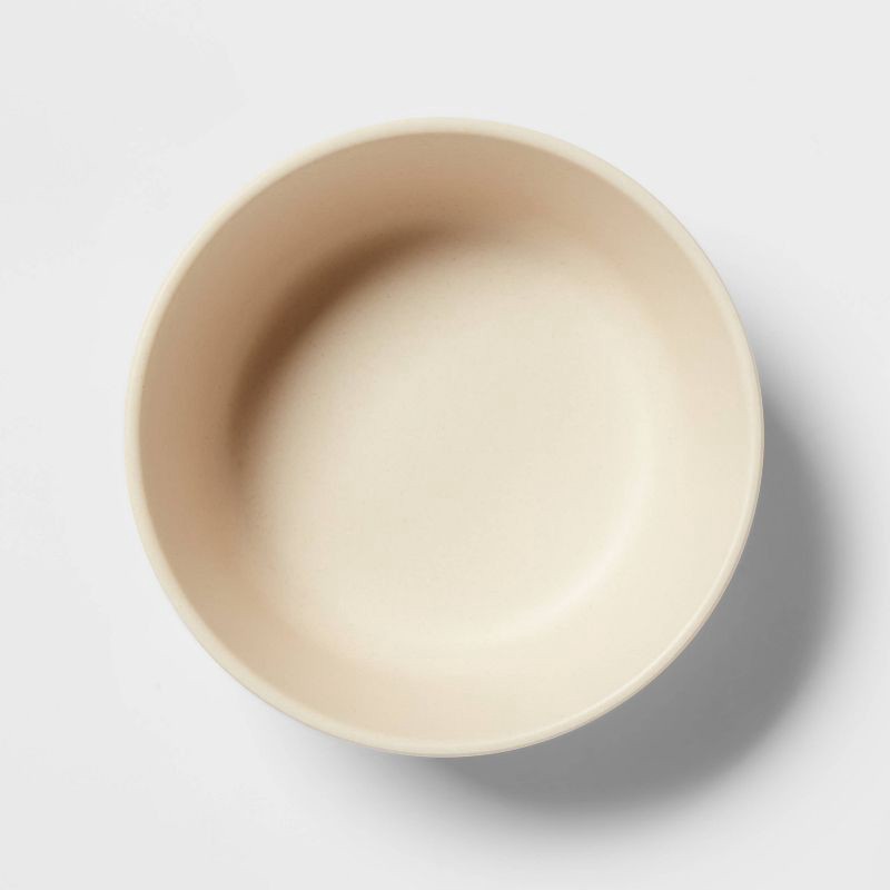 slide 3 of 3, Kids' Bamboo Melamine Cereal Bowl Shapes - Pillowfort™: Dishwasher-Safe, Multi-Colored, 5" Diameter, 1 ct