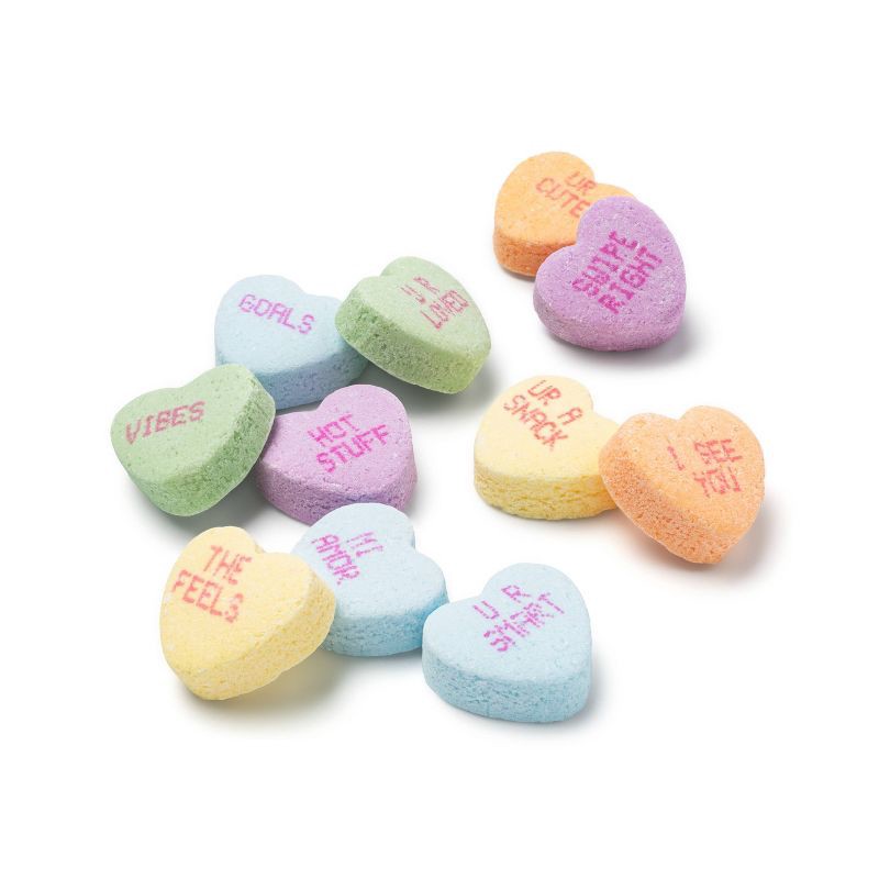 slide 3 of 3, Valentine Small Conversation Hearts Stand Up Bag - 10oz - Favorite Day™, 10 oz