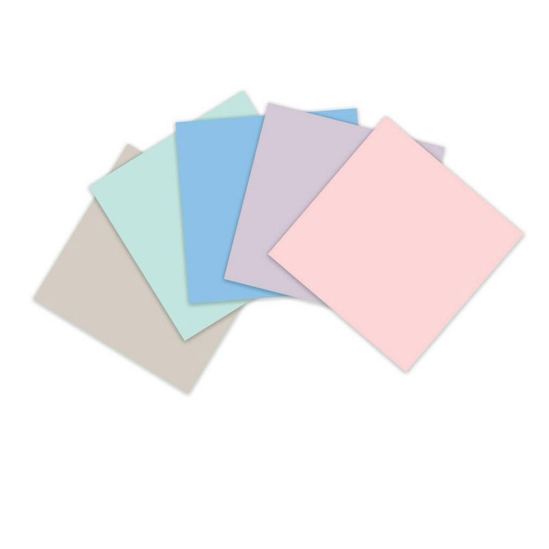 slide 16 of 22, Post-it® 100% Recycled Paper Super Sticky Notes, 3 in. x 3 in., Wanderlust Pastels, 5 Pads/Pack, 70 Sheets/Pad: Multicolored Stationery, Uncoated, 1 ct