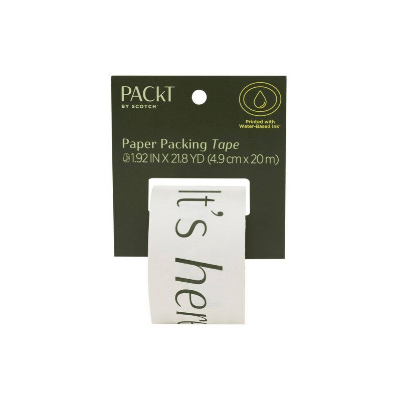 slide 1 of 7, Scotch Packt Packing Tape White 65.6', 1 ct