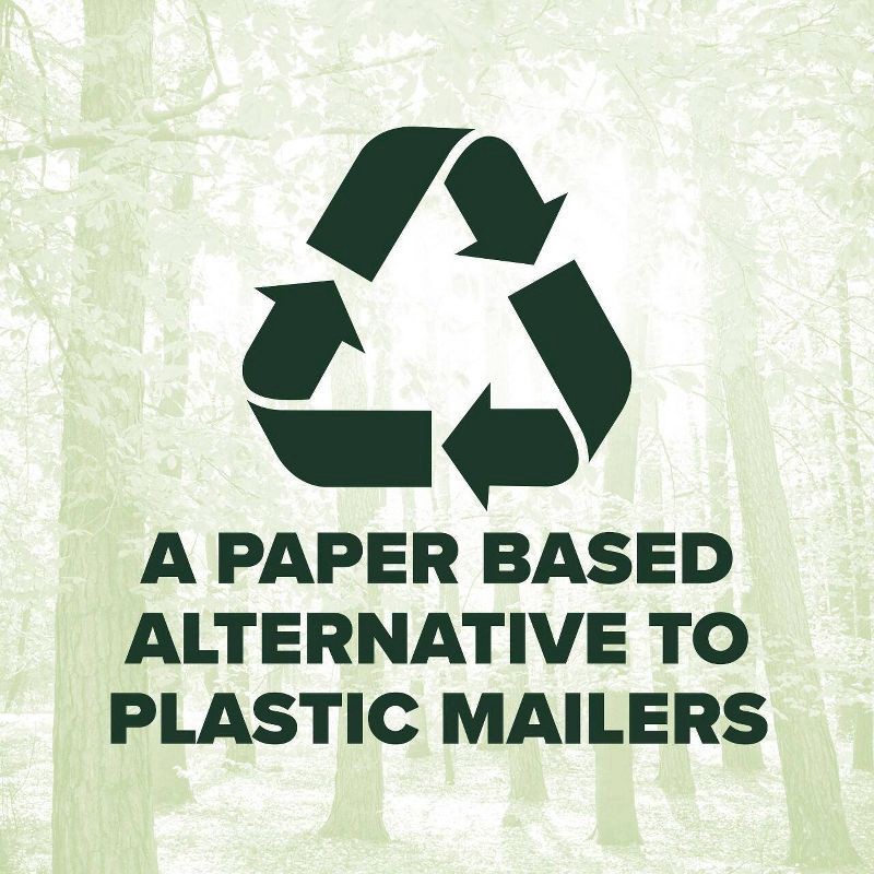 slide 4 of 16, Scotch 6pk 10.5"x14.7" Curbside Recyclable Mailer Size 5 Brown: Self-Adhesive Padded Shipping Envelopes, 6 ct