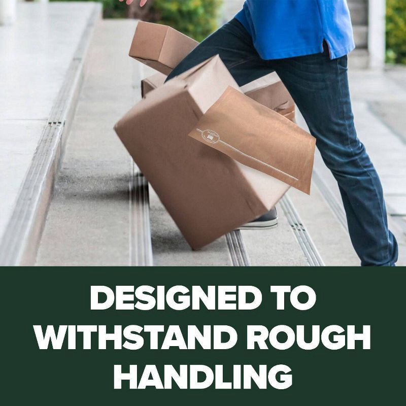 slide 6 of 16, Scotch Curbside Recyclable Mailer Size 6 Brown: Self-Adhesive Shipping Envelopes, Padded, 18"x12.5", Pack of 6, 1 ct