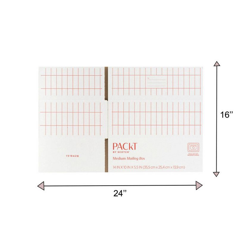 slide 7 of 9, Scotch Packt Small Mailing Box, 1 ct