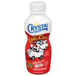 Crystal Creamery Crystal Cool Cow Whole Vitamin D Milk - 14 fl oz