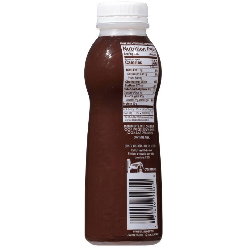 slide 4 of 4, Crystal Creamery Crystal Cool Cow Whole Vitamin D Chocolate Milk - 14 fl oz, 14 fl oz
