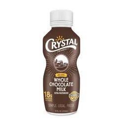 Crystal Creamery Crystal Cool Cow Whole Vitamin D Chocolate Milk - 14 fl oz