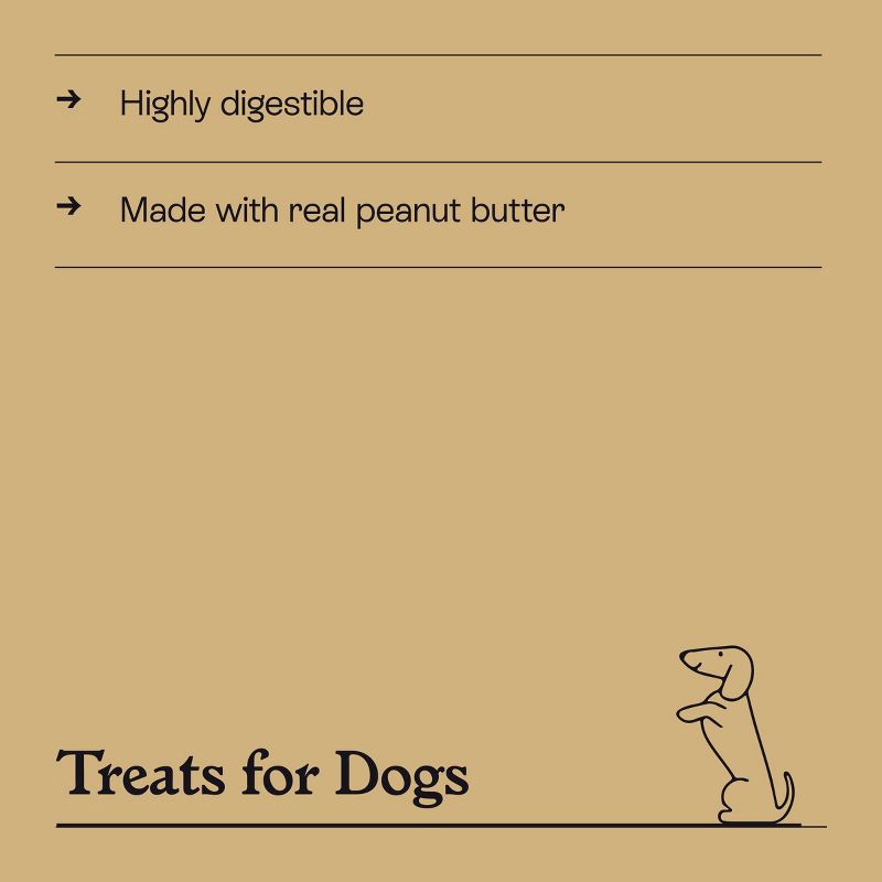 slide 4 of 7, Rawhide-Free Peanut Butter Flavor Recipe Stick Dog Treat - 3.5oz/10ct - Kindfull™, 10 ct; 3.5 oz