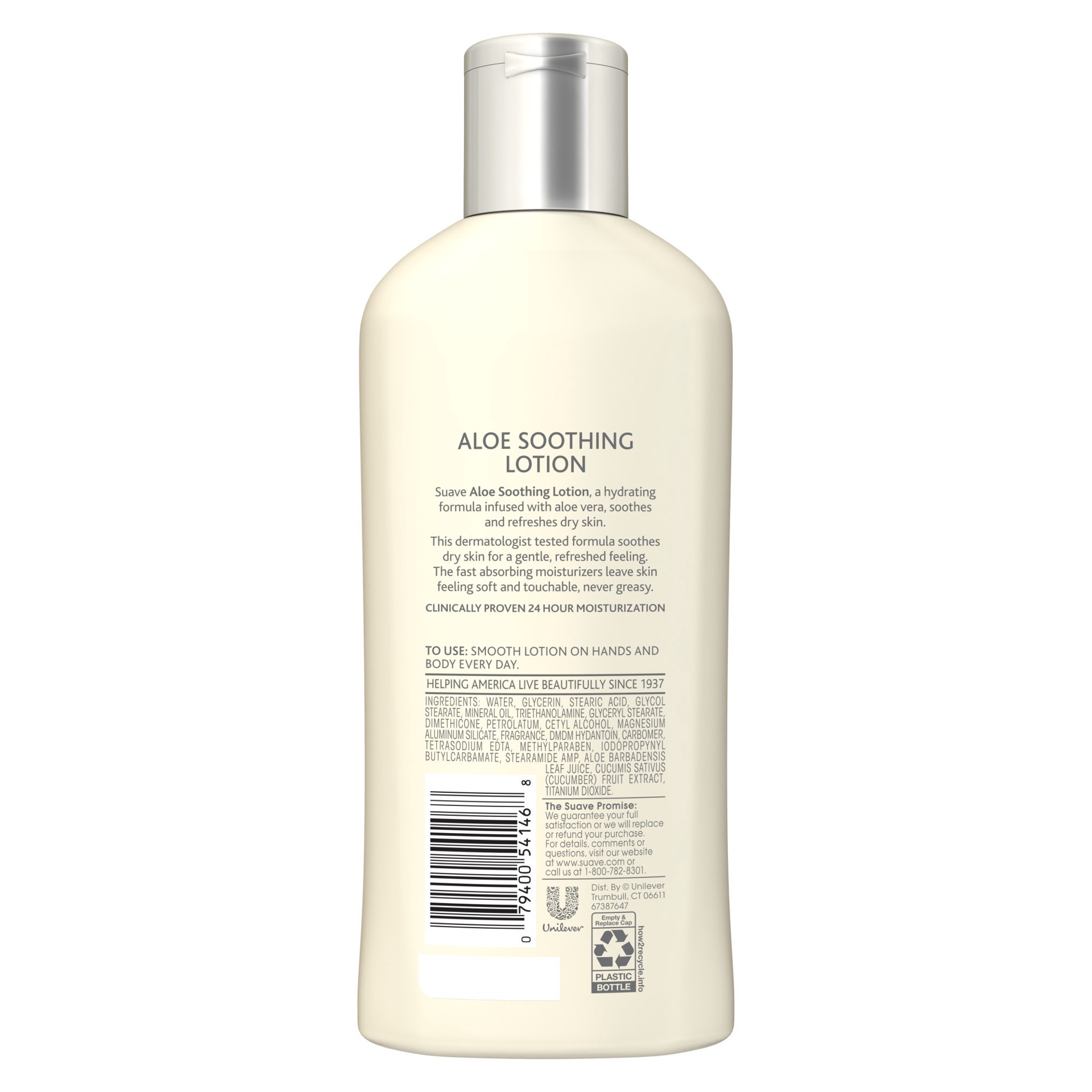 slide 2 of 3, Suave Skin Solutions Body Lotion Soothing with Aloe, 10 oz, 10 oz