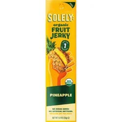 Solely Organic Pineapple Fruit Jerky - 0.8oz