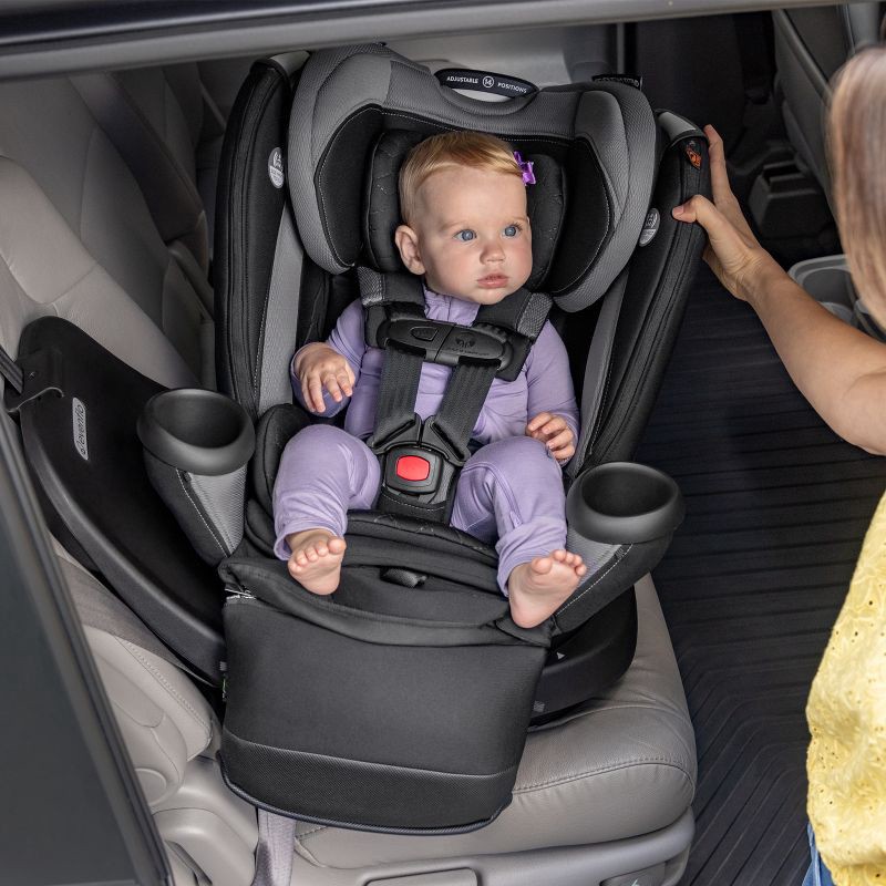 slide 4 of 31, Evenflo Revolve 360 Extend All-in-One Rotating Convertible Car Seat with Quick Clean Cover, 1 ct
