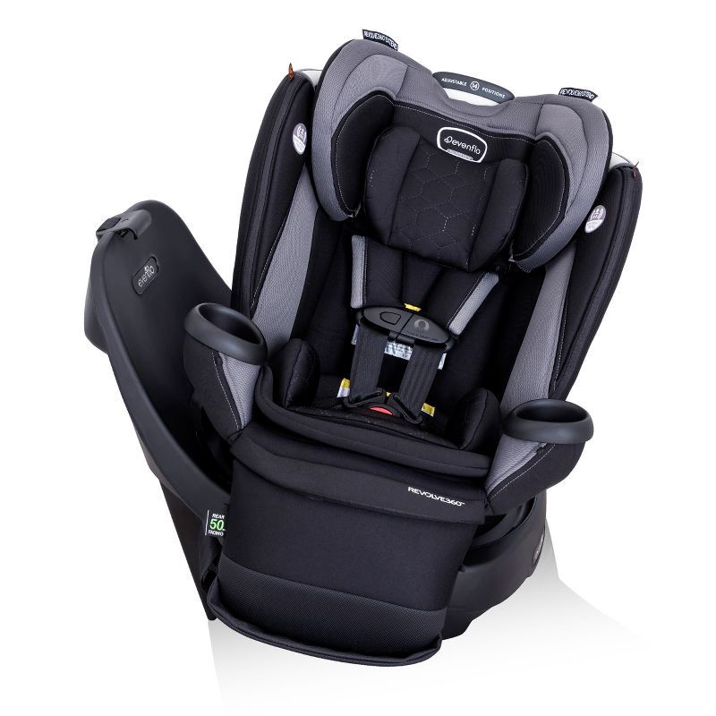 slide 14 of 31, Evenflo Revolve 360 Extend All-in-One Rotating Convertible Car Seat with Quick Clean Cover, 1 ct
