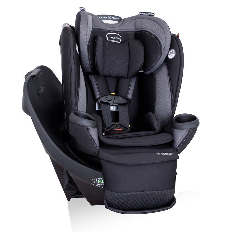 slide 8 of 31, Evenflo Revolve 360 Extend All-in-One Rotating Convertible Car Seat with Quick Clean Cover, 1 ct