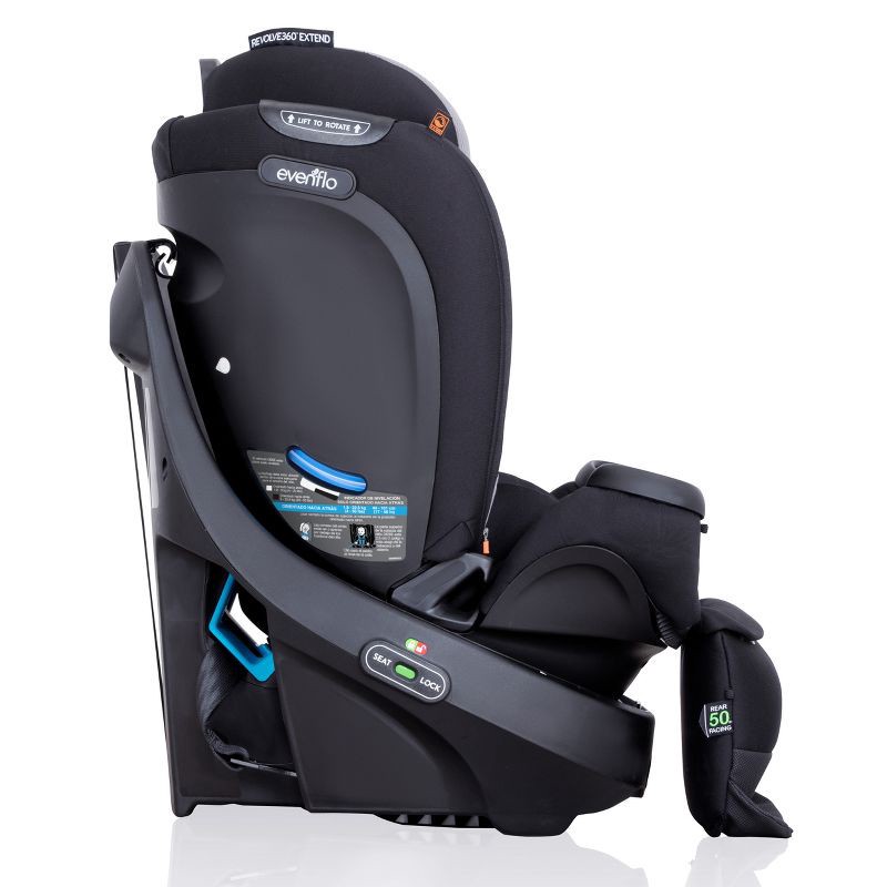 slide 7 of 31, Evenflo Revolve 360 Extend All-in-One Rotating Convertible Car Seat with Quick Clean Cover, 1 ct