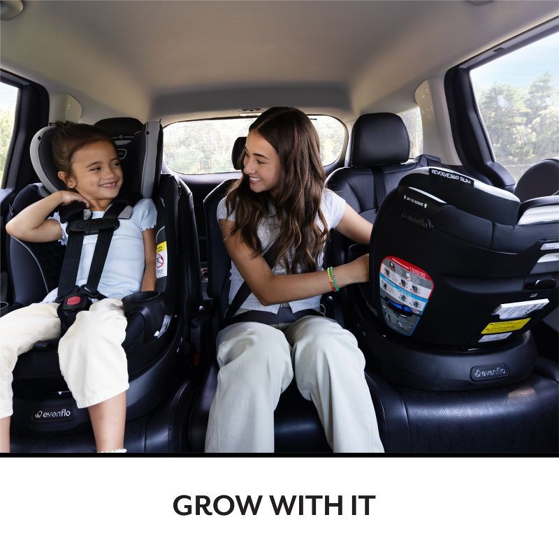 slide 20 of 32, Evenflo Revolve 360 Slim 2-in-1 Rotating Convertible Car Seat, 1 ct